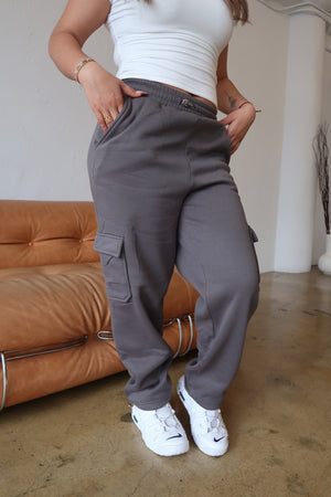 Fleece Lined Cargo Sweatpants