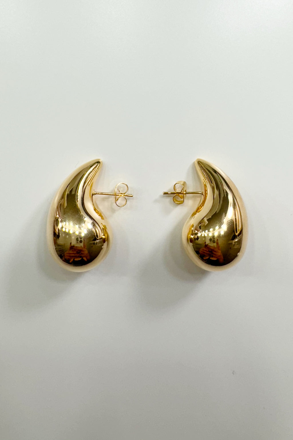 Tear Drop Earrings- Gold