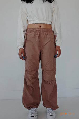 Parachute Pants- Taupe