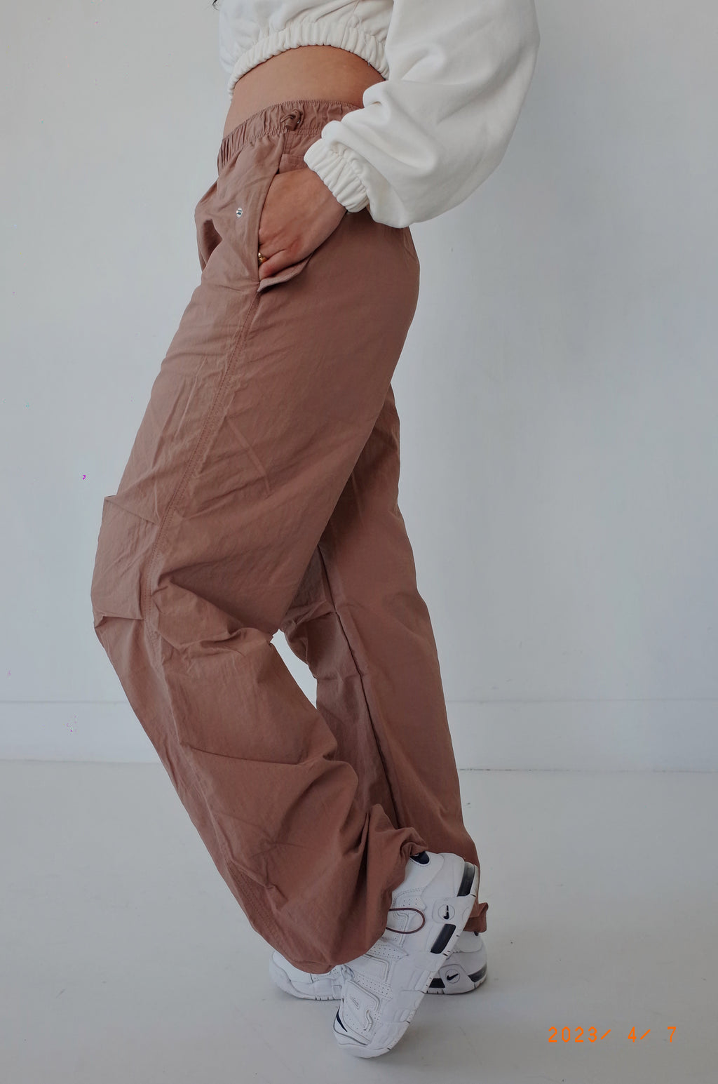 Parachute Pants- Taupe